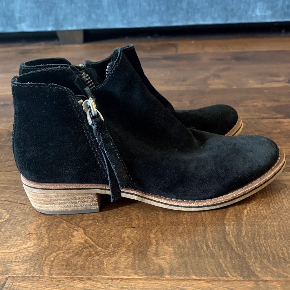 Dolce Vita Black Suede Sutton Bootie - 8
